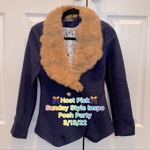 Faux Fur Elegent Women’s Winter Coat